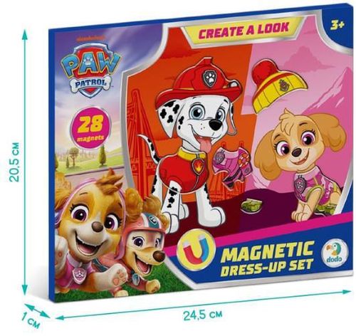 купить Головоломка Dodo 200699 Joc magnetic de îmbrăcat Marshall și Skye, seria Patrula cățelușilor, 28elem. в Кишинёве 