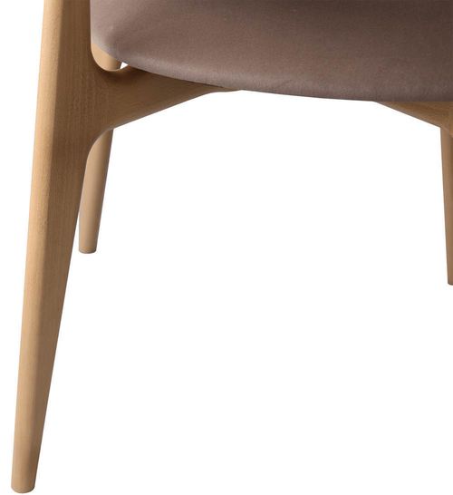 купить Стул Deco Roses Royal Velvet 4 + Natural Legs в Кишинёве 