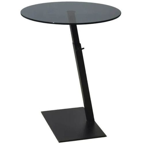 купить Журнальный столик Trendy Дымчатый, Черный 40x75x40 см в Кишинёве 