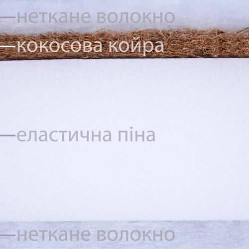 cumpără Lenjerie de pat pentru copii Veres 51.9.02 Матрас-трансформер ROMA Coconut Elastic Foam 140*70*10 în Chișinău 