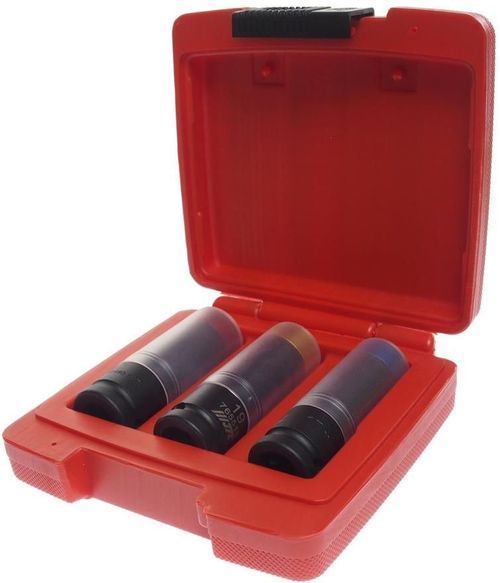 cumpără Set de tubulare, bite, duze JTC JTC-7655 набор 1/2" ударных головок тонкостенных 17,19,21 мм в пластиковой защите în Chișinău 