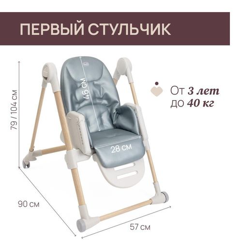 cumpără Scaun de masă Chicco 8714060 Polly Armonia Greenery, 6+ luni în Chișinău 