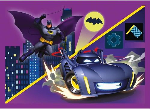 cumpără Puzzle Trefl 34658 Puzzles 4in1 Meet Batwheels, Warner Batwheels în Chișinău 