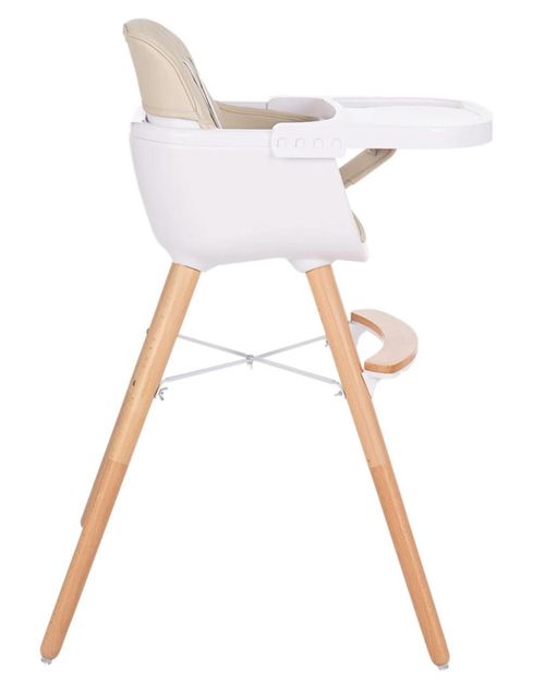 cumpără Scaun de masă Kikka Boo 31004010081 Scaun de masa din lemn 2 in 1 Woody Beige în Chișinău 