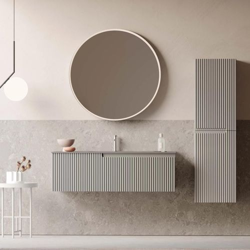 cumpără Dulap pentru lavoar Orka Moonlight 90 mink matt (un sertar) în Chișinău 