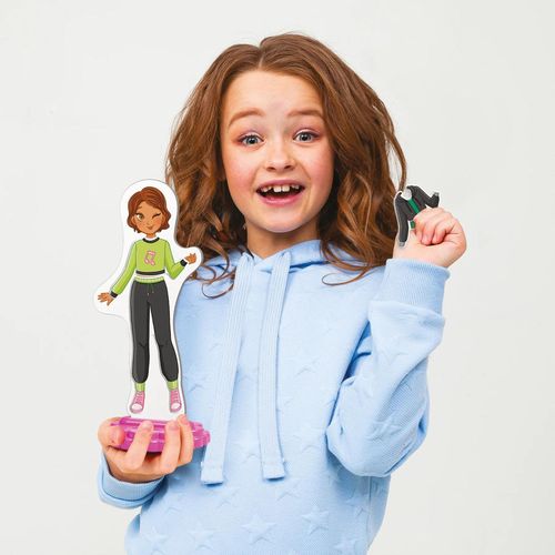 купить Настольная игра Quercetti Q2926 Magnetic Fashion Laura в Кишинёве 