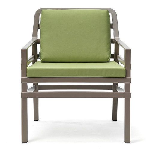 купить Кресло с подушками Nardi ARIA TORTORA lime 40330.10.061.061 (Кресло с подушками для сада и терас) в Кишинёве 