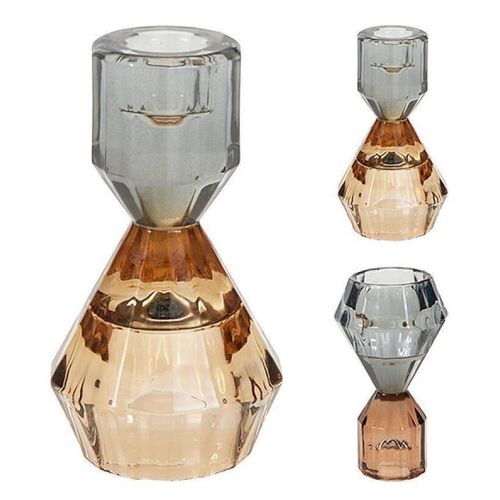 купить Свеча Promstore 20287 Sfesnic din sticla Poliedru 7x12cm в Кишинёве 