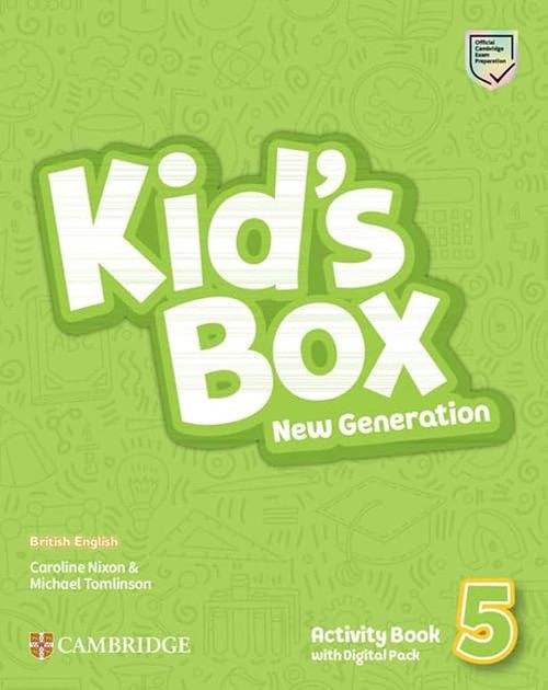 купить Kid's Box New Generation Level 5 Activity Book with Digital Pack British English в Кишинёве 