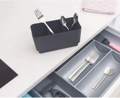 cumpără Uscator pentru vase Brabantia 11 72 68 Dish Drying Rack Dark Grey, Compact în Chișinău 