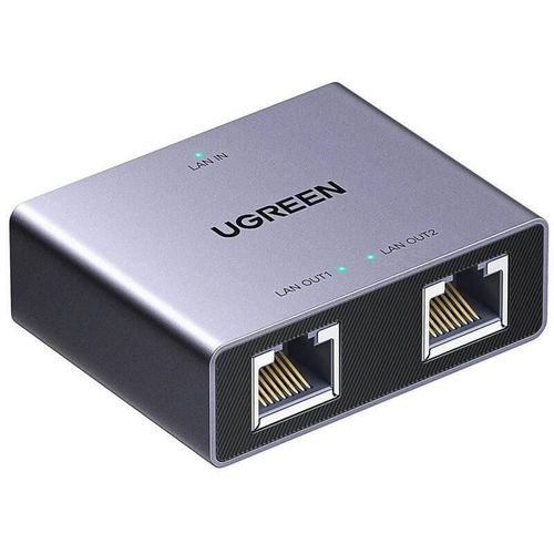 купить Переходник для IT Ugreen 45311 Gigabit Ethernet Splitter 1to2, NW301 в Кишинёве 