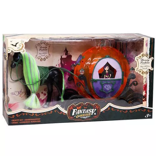 cumpără Jucărie New World 402B Set joaca careta Fantasy Carriage, orange, 782004 în Chișinău 