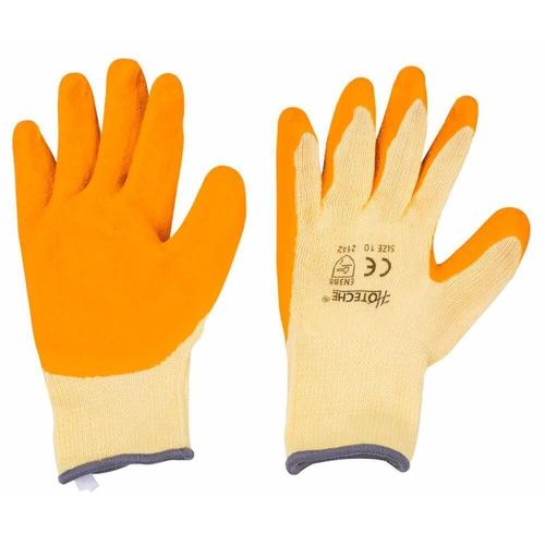 купить Спецодежда Hoteche 430110 Рабочие перч. прорез. (Polyester&Latex) 10" 250mm в Кишинёве 