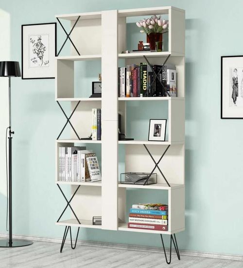 cumpără Raft de birou Trendy Extra, Crema 90x167x22cm, raft de carti în Chișinău 