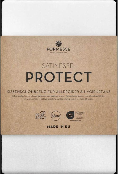cumpără Lenjerie de pat Formesse 640-70-1001 Satinesse Protect Kissenbezug 50x70cm White în Chișinău 