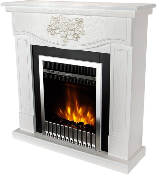 купить Камин электрический ArtFlame Auren & Gala Silver, 950x930x270mm, Alb в Кишинёве 