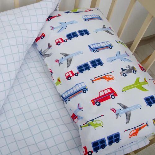 купить Домашний текстиль Relaxe Home 023440 Lenjerie de pat Tepik Copii (2buc 140x105, 1buc 40x60) Big cars в Кишинёве 