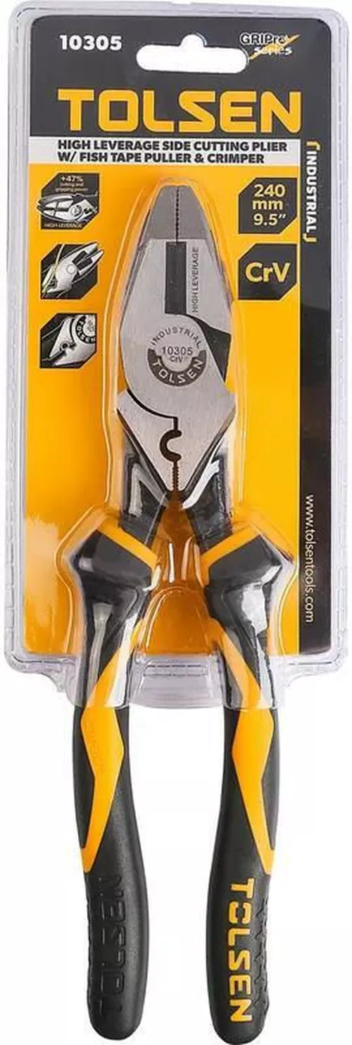купить Плоскогубцы Tolsen Cleste GRIPro 240mm (10305) в Кишинёве 