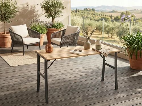 cumpără Mobilier pentru grădină GardenLine MEB6582 cадовый стол 120x60x71cm în Chișinău 