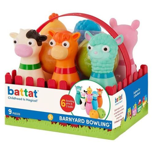 купить Активная игра Battat BT1802C2Z Set Bowling Ferma cu animale, cod 61693 в Кишинёве 