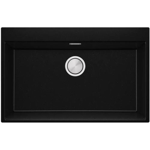 купить Мойка кухонная Primagran Oslo 80 Top Black metallic + accesorii 530x780 MOMKM в Кишинёве 