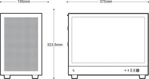 cumpără Carcasă PC Deepcool CH160 PLUS WH Micro-ATX în Chișinău 