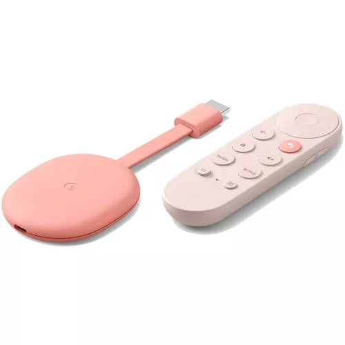 купить Медиа плеер Google Chromecast 4K With Google TV Pink в Кишинёве 