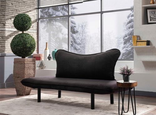 купить Диван Trendy Chatto Negru, 65x70x140cm в Кишинёве 
