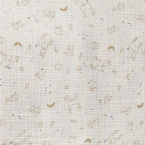 купить Аксессуар для пеленания Premaman PBRKKJ-ECR-UNQ Set de 3 pelinci de muselina Little Deer, 70x70cm в Кишинёве 