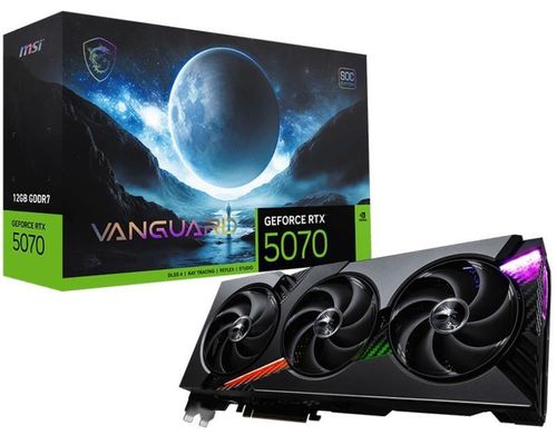 купить Видеокарта MSI GeForce RTX 5070 VANGUARD 12G SOC/ 12GB GDDR7 в Кишинёве 