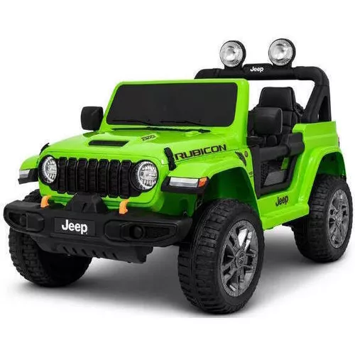 cumpără Mașină electrică pentru copii Kids car DK-JWR556_Green Jeep Wrangler Rubicon 392, 12V10AH, scaune din piele în Chișinău 
