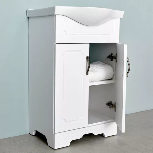 cumpără Dulap pentru lavoar Bayro Classic One Duo Pro Alba 540 белый în Chișinău 