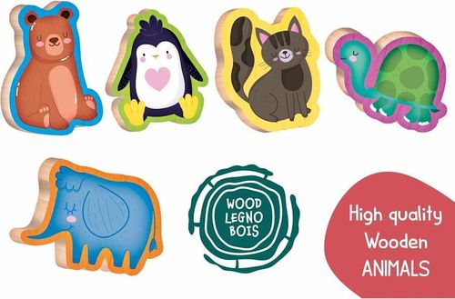 cumpără Sortator Lisciani Giochi 96893 Set educational Montessori Animal Fun, 53594 în Chișinău 