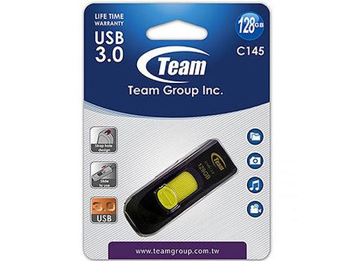 cumpără 128GB USB Flash Drive Team C145, USB 3.0, TC1453128GY01 (memorie portabila Flash USB/внешний накопитель флеш память USB) în Chișinău 