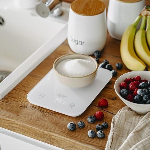 cumpără Cântar de bucătărie Adler AD 3181 White în Chișinău 