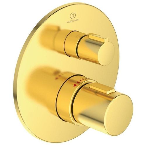 cumpără Baterie de duș Ideal Standard CERATHERM T100 Brushed Gold A5813A2 în Chișinău 