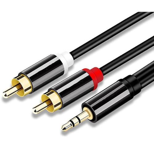 cumpără Cablu pentru AV Qilive G4217929 Q.1624 Audio Cable, 3.5mm stereo plug - 2 Cinch plugs, gold-plated, 2.0 m în Chișinău 