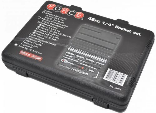 cumpără Set de unelte de mână Force 2461 1/4" Surface 46 buc în Chișinău 