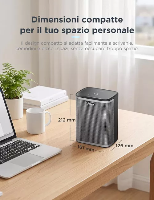 cumpără Încălzitor ceramică cu ventilator Midea MHF2010RDK în Chișinău 