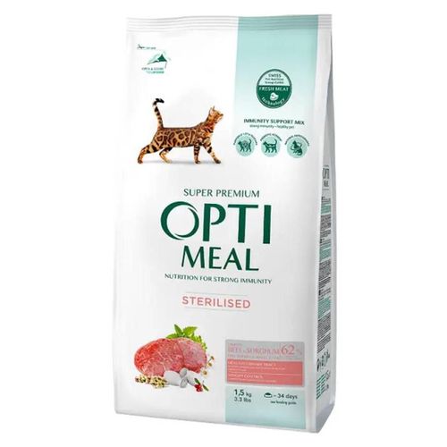 купить Корм для питомцев Optimeal 24231105 Pachet pisici steril vita-sorg 1.5 kg в Кишинёве 