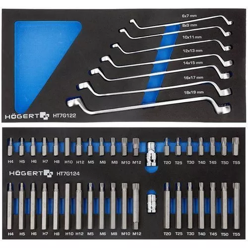 купить Система хранения инструментов Hoegert HT7G052 Тележка инструментальная (171 предмет) в Кишинёве 
