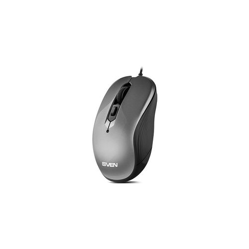 cumpără Mouse SVEN RX-520S, Optical Mouse, Antistress Silent 3200 dpi, USB, Gray (mouse/мышь) în Chișinău 