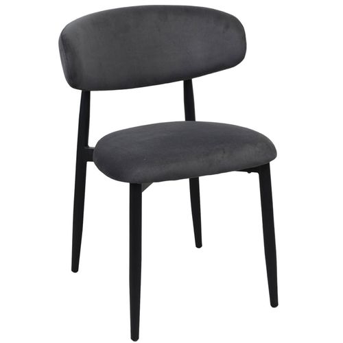 cumpără Scaun Deco Meridian Grey + Black Legs în Chișinău 