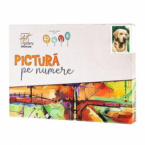 купить Картина по номерам Art Gallery CX3801 20x30cm Labrador в Кишинёве 