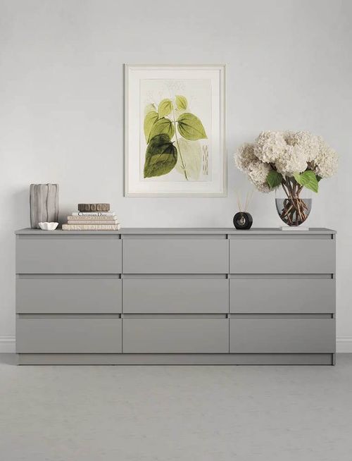 купить Комод MebelStar NEO 9S 180x43x75.5 Grey (MBS-1327) в Кишинёве 