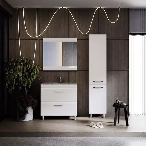 cumpără Dulap pentru lavoar miscellaneous MODERN 85 (GR 85) Alb New în Chișinău 