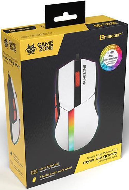 купить Игровая мышь Tracer GAMEZONE SPECTRA WHITE RGB USB в Кишинёве 