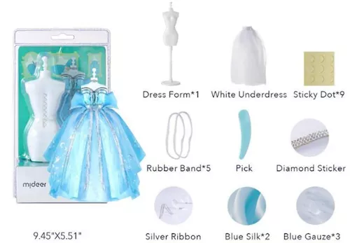 cumpără Set de creație Mideer MD6363 Set de creație Camera de Probă a Prințesei, albastru în Chișinău 