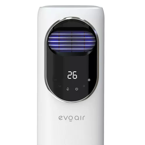 купить Охладитель воздуха EvoAir Briis Silver Black 4in1 (Aeroterma, Racitor, Umidificator, Sterilizator UV) (V4in1BRIISSILVER-RES) в Кишинёве 