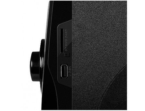 купить Active Speakers SVEN MS-2055 Black, mini music system: LED display, remote, Bluetooth, FM Tuner, USB port, SD slot ( 2.1 surround, RMS 55W, 30W subwoofer, 2x12.5W Satellites ) в Кишинёве 